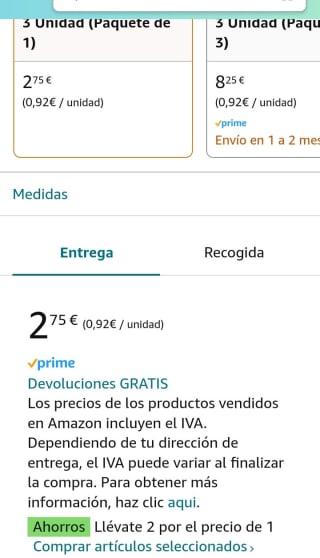 Pack de 2 Spontex Bayeta Multifácil 2+1, Amarillo, 3 Unidad por 2,75€.