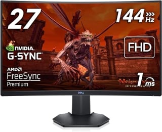 Dell S2721HGFA 27" Full HD curved monitor voor €164,99 met Amazon Prime