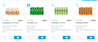 Alle Sixpack siropen voor €14,99 bij SodaStreamstore