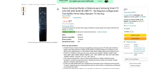Mando a Distancia compatible con Samsung Smart-TV por 5,99€
