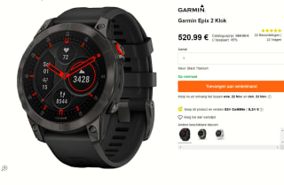 Garmin Epix Gen 2 Sapphire - Smartwatch voor €504,99 bij Tradeinn