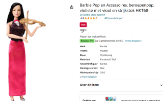 Barbie Violiste Pop voor €9,99 bij Amazon.nl