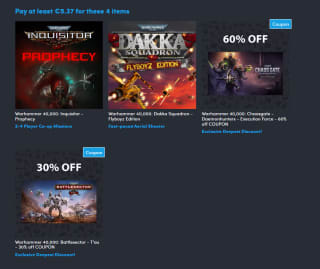 Humble Bundle Warhammer Day game bundel vanaf €5,37