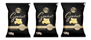 3 Bolsas de 120 grs de Lay's Gourmet por 4.55€