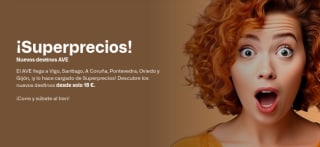 AVE a Galicia/Asturias desde Madrid por 18€