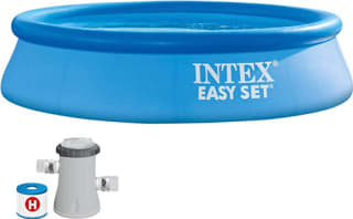 Intex 28108NP - Piscina hinchable, 1.942 litros, Redonda, Con depuradora cartucho, 1.250 litros/hora filtro cartucho tipo H por 41,21€