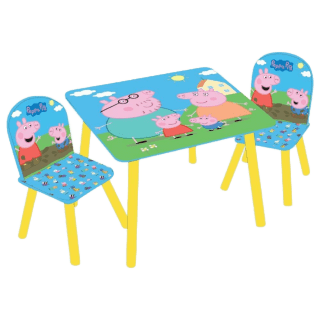 Tafel & stoeltjes Peppa Pig voor €39,99 bij Wibra
