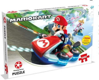 Puzzle Mario Kart Funracer 1000 piezas marca Jigsaw por 5,55€