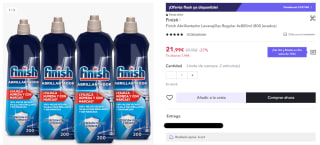 Artículos de limpieza Finish a precios mínimos en Miravia