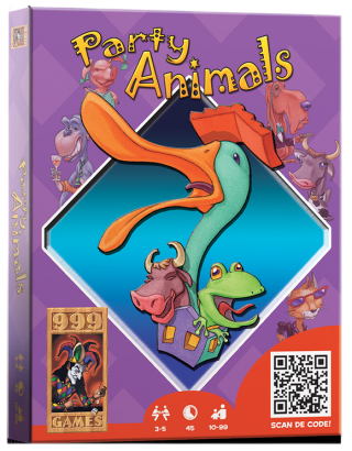 999 Games Party animals voor €8,99 bij Vrijbuiter