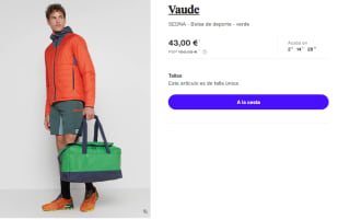 Bolsa de Deporte Vaude SEDNA por 43€
