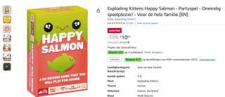 Exploding Kittens Happy Salmon voor €10,69 bij Amazon