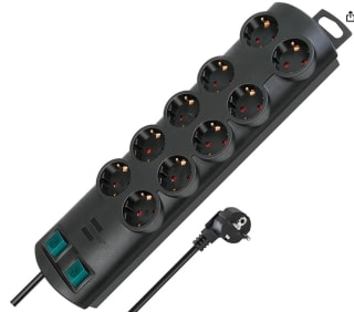 Brennenstuhl Stekkerblok 10 stopcontacten €17,99 bij Amazon.nl
