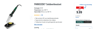 PARKSIDE® Soldeerboutset voor €9,99 in de Lidl webshop