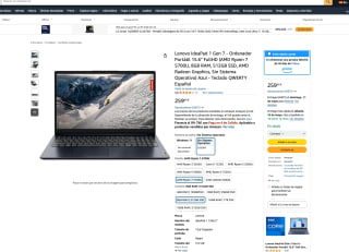 Lenovo IdeaPad 1 Gen 7 R7 5700U por solo 259€