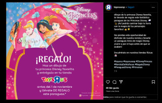 Gratis Disney paraguas de Princesas en ToysRus
