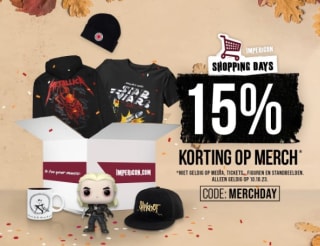 15% korting op merchandise bij Impericon