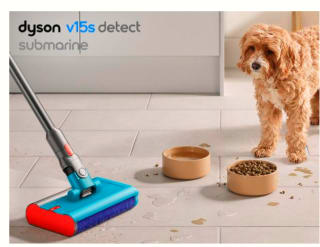 Dyson €150 kortingsvoucher op Dyson V15s Detect Submarine voor 500 ING rentepunten