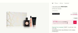 Yves Saint Laurent Black Opium Gift Set voor €77,52 dmv code bij Notino