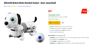 Silverlit Robot Robo Dackel Junior met smartball voor €6,69 bij Bol.com