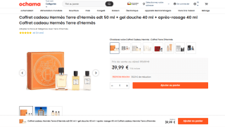 Hermes Coffret Terre D'Hermes EDT à 39,99€
