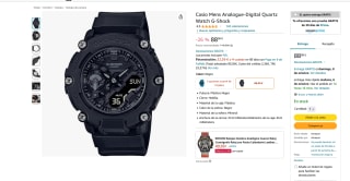 Reloj Casio Digital Quartz Watch G-Shock por solo 88€