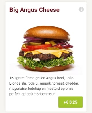 Gratis burger bij aankoop van minstens €9,95 bij Burgerme