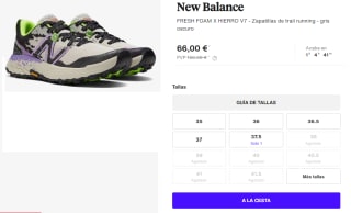 Zapatillas de Trail Running para Mujer New Balance FRESH FOAM X HIERRO V7 por 66€