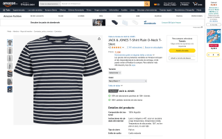 Camiseta Jack & Jones O-Neck básica por 7,50€