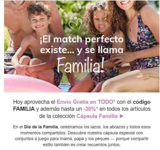 Celebra el día de la familia desde Verbaudet