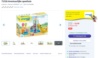 PLAYMOBIL Avontuurlijke speeltuin 71326 voor €33,99 bij Toychamp