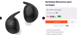 Sennheiser Momentum Sport Zwart voor €144 bij Ibood