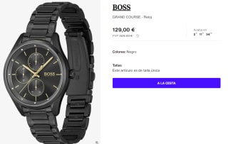 Reloj para Mujer BOSS GRAND COURSE por 129€