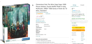 Puzzle de 1000 piezas de la marca Clementoni  Fate The Winx Saga Saga por 5,31€