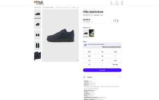 Zapatillas Nike Air Force 1 07 por 65,99€