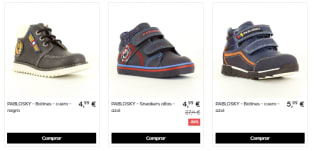 Calzado Pablosky niños por tan solo 3,50€ en Privalia