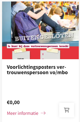Gratis posters / lesmateriaal voor o.a. de Week Tegen Pesten 23 t/m 27 september