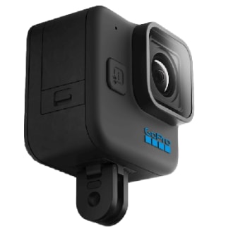Cámara deportiva GoPro Hero 11 Mini, 5.3K, 24.7 MP, SuperFoto, HDR, HyperSmooth 5.0, Slo-Mo x8, Sumergible 10m por 236.36€