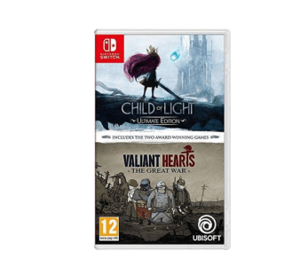 Child of Light+Valiant Hearts,Immortals Fenyx Rising,Rayman Legends, Assassin’s Creed,Scott Pilgrim,South Park,Pathfinder,Mario + Rabbids