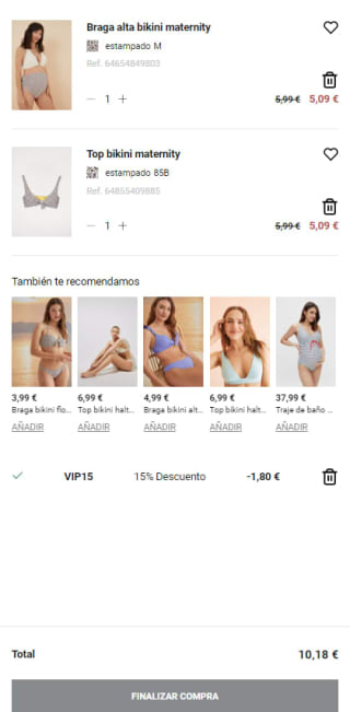Recopilación prendas y accesorios para embarazadas desde 5,99€ y -15% extra