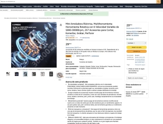 Mini Amoladora Eléctrica Fileeyn por solo 14,99€