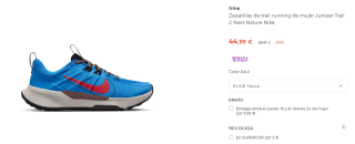 Calzado deportivo Adidas y Nike desde solo 17.49€