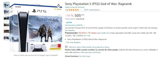 Consola Sony Playstation 5 Chasis C + videojuego God of War: Ragnarok por 505,56€