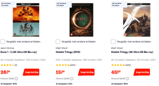 20% tot 50% korting op DVD en Blu-Ray boxsets bij Bol