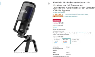 Rode NT-USB+ microfoon voor €132,43 met Amazon Prime