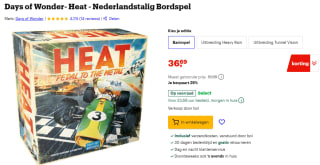 Days of Wonder: Heat bordspel voor €36,69 bij Bol