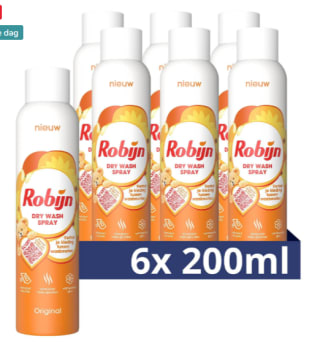 6x 200ml Robijn drywash voor €26,13 bij Kleertjes