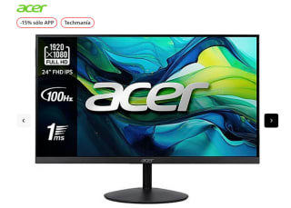 Monitor Acer SA242Y 24" Full HD 100 Hz 1 ms IPS 1x VGA 1x HDMI 1.4 FreeSync Negro por solo 67,15€
