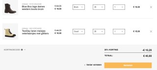 Tot 70% + 20% extra korting in de sale van Scapino