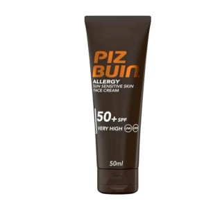 PIZ BUIN Crema Facial SPF 50 de Protección Alta 50ml protector solar facial hidratante con filtros UVA/UVB por solo 5,89€